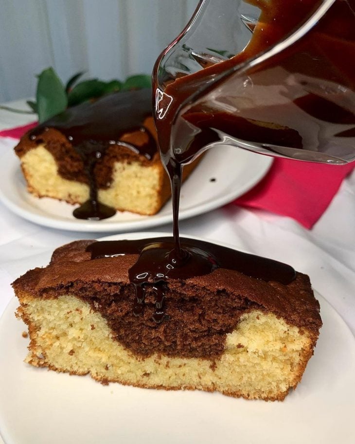 Bolo de Chocolate com Morango